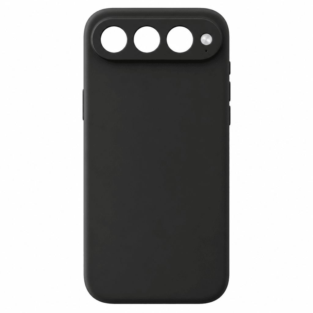 iPhone Silicone Pouch — Black · iphone-17-pro-1