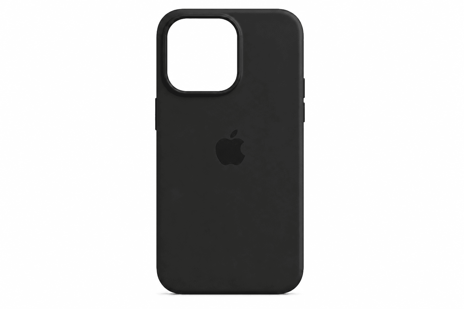 iPhone Silicone Pouch — Black · island