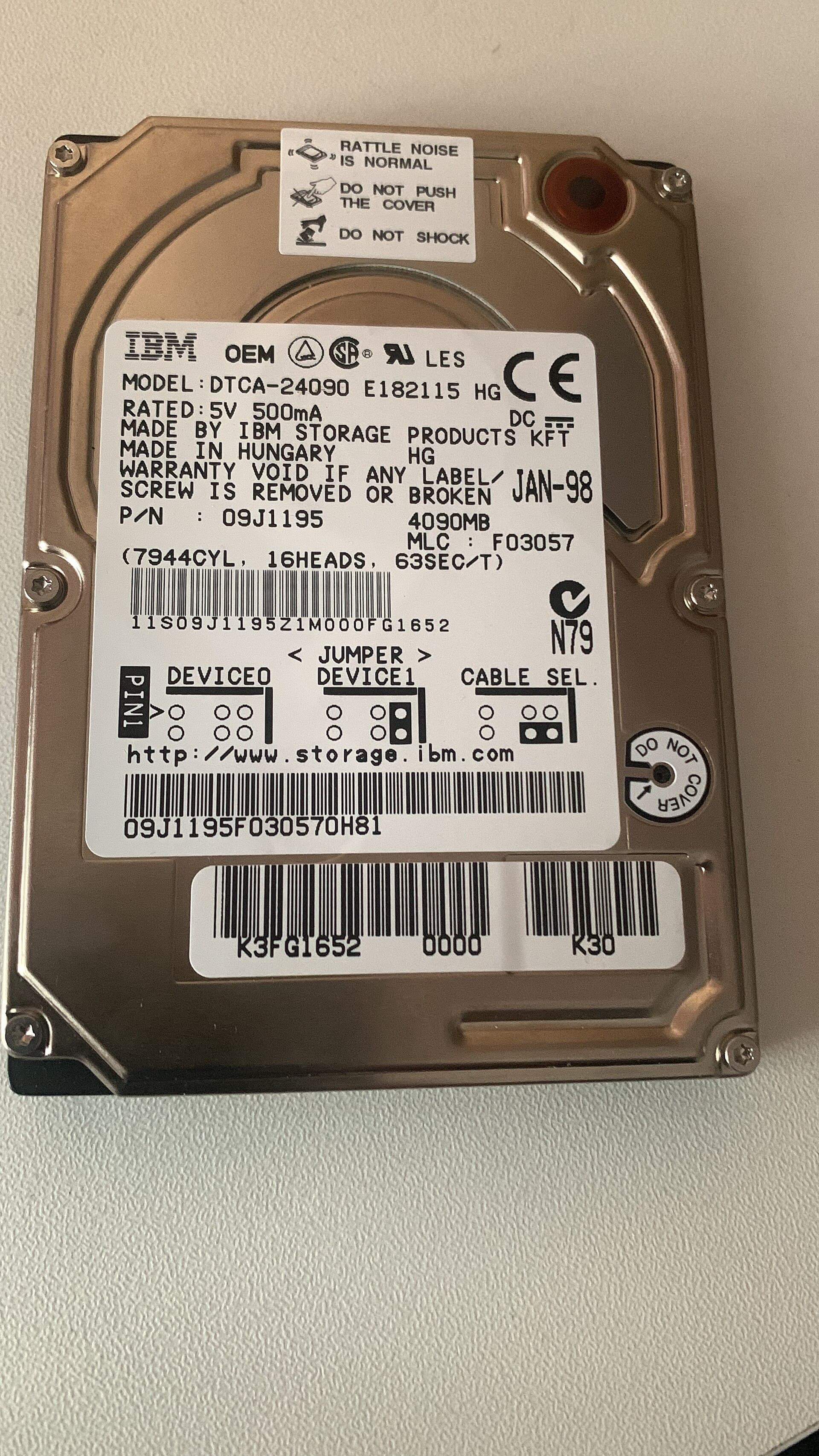 Hard Drive 250GB