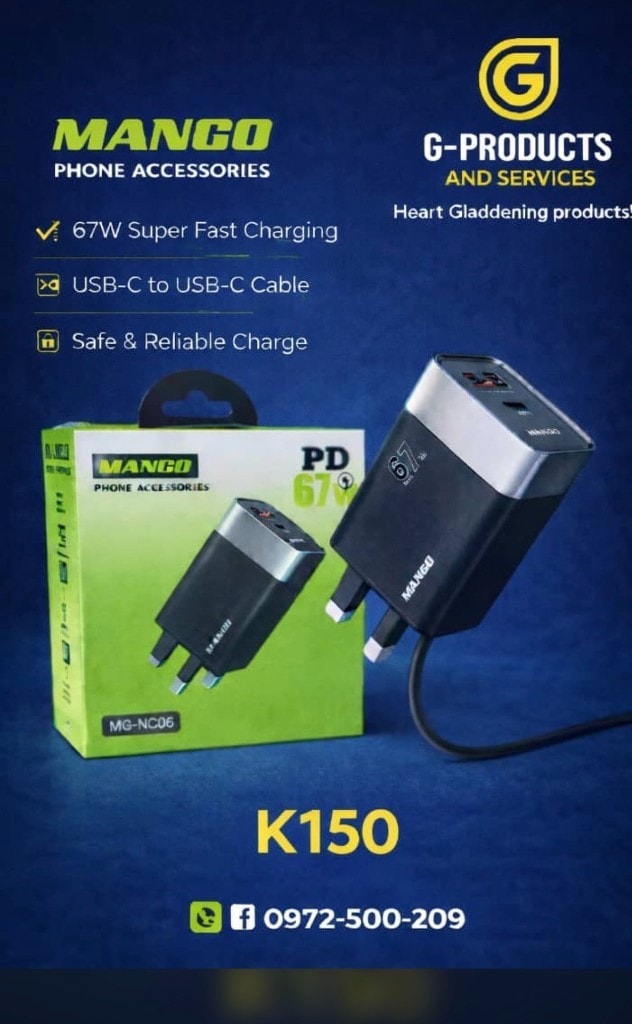 Mango 67W PD Super Fast Charger — G-Products